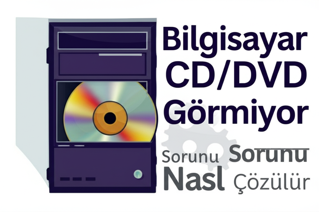Bilgisayar CD/DVD Sürücüsü Görmüyor Sorunu Nasıl Çözülür?