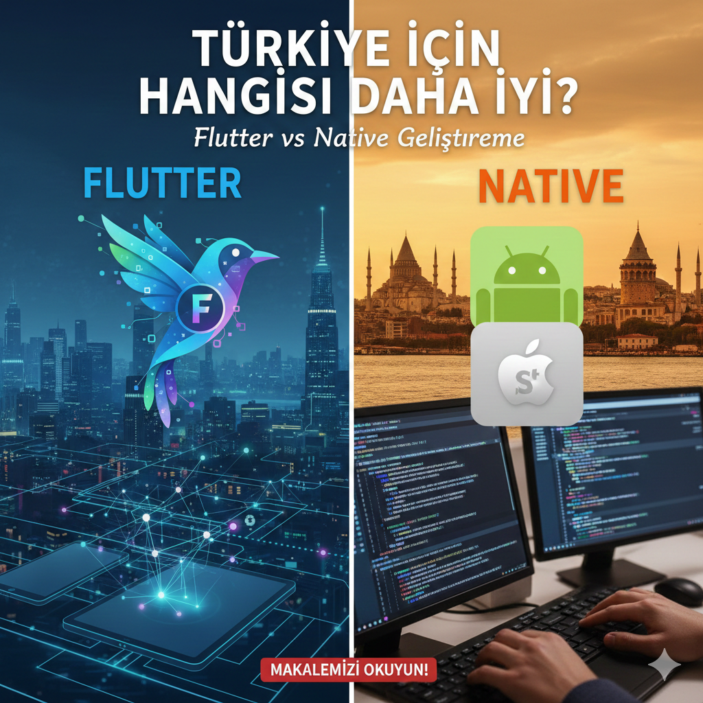 Flutter vs Native Geliştirme: Türkiye İçin Hangisi Daha İyi?