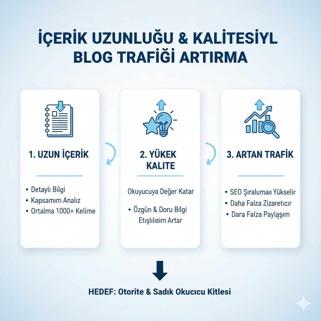 İçerik Uzunluğu ve Kalitesi ile Blog Trafiği Artırma