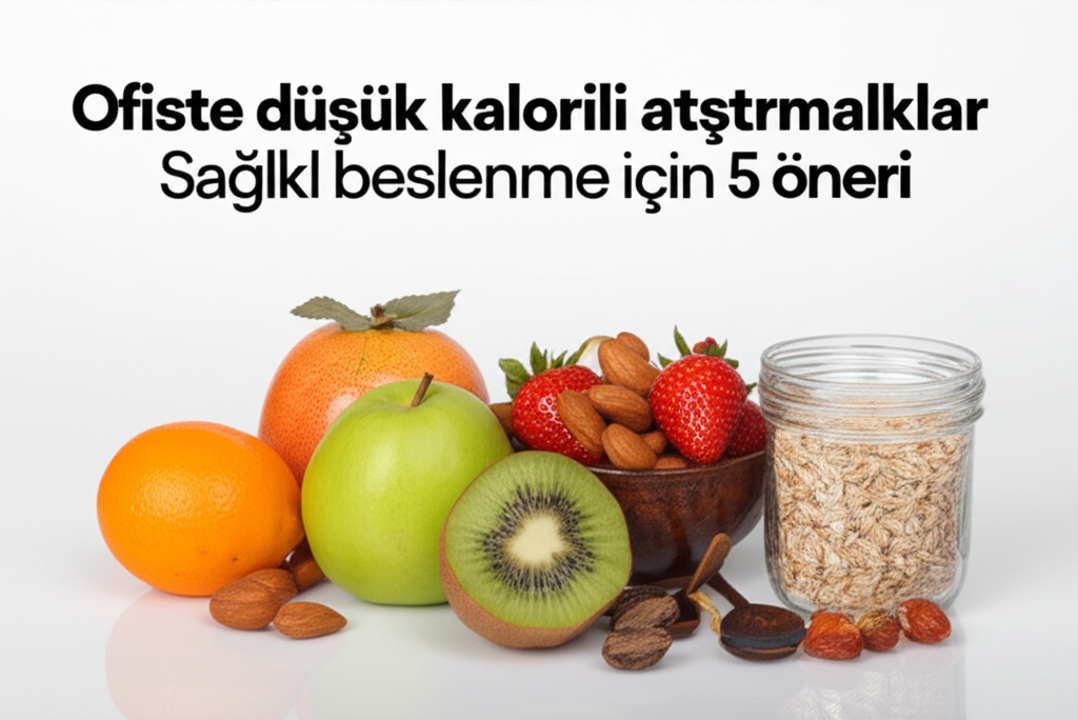 Ofiste Düşük Kalorili Atıştırmalıklar: Sağlıklı Beslenme İçin 5 Öneri