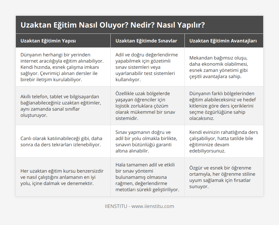 Uzaktan Eğitimde Etkili Öğrenme Yöntemleri - Başarıya Giden Yol