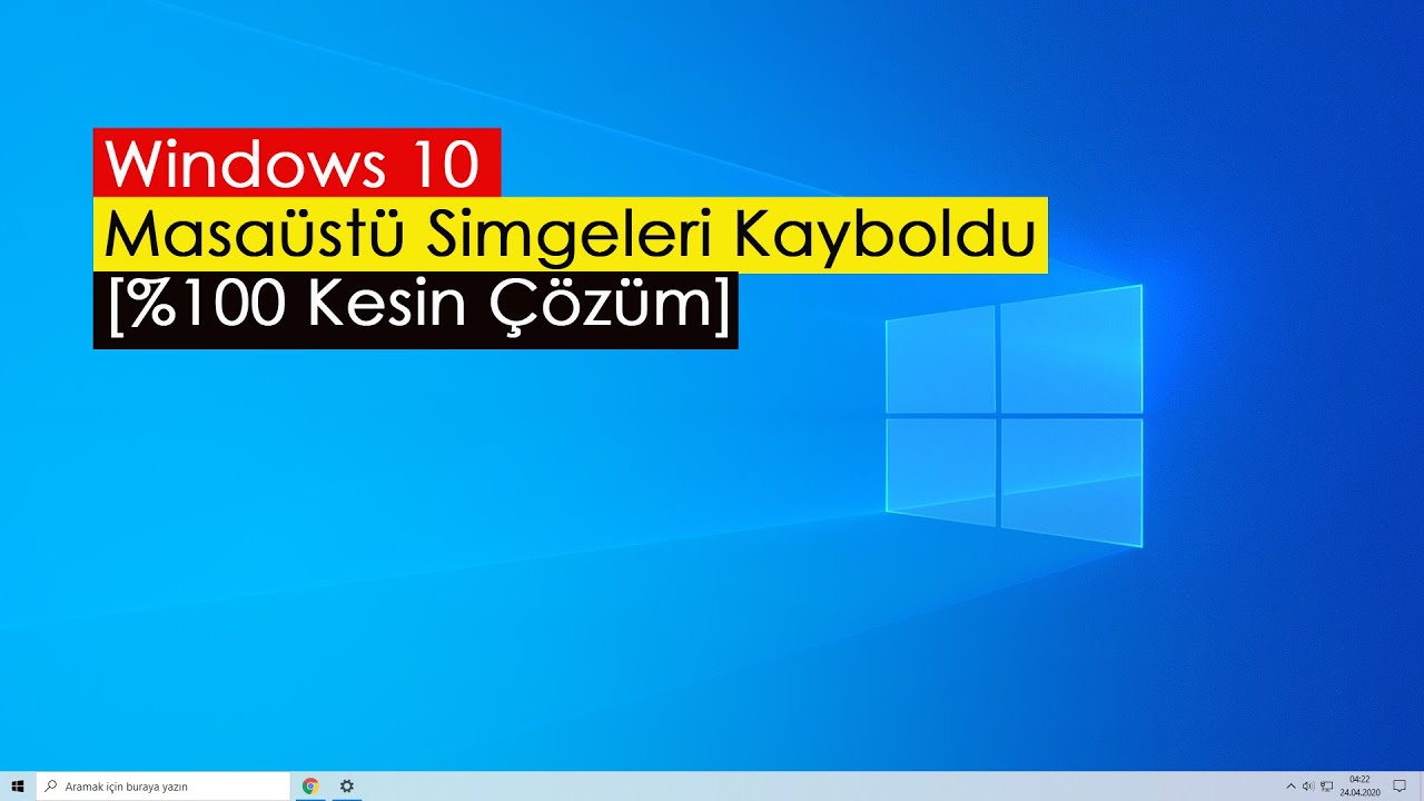 Windows Masaüstü Simgeler Kayboldu: Hızlı ve Kolay Çözüm Yolları!
