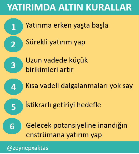 Yatırım Yapmaya Başlamak İçin 10 Altın Kural