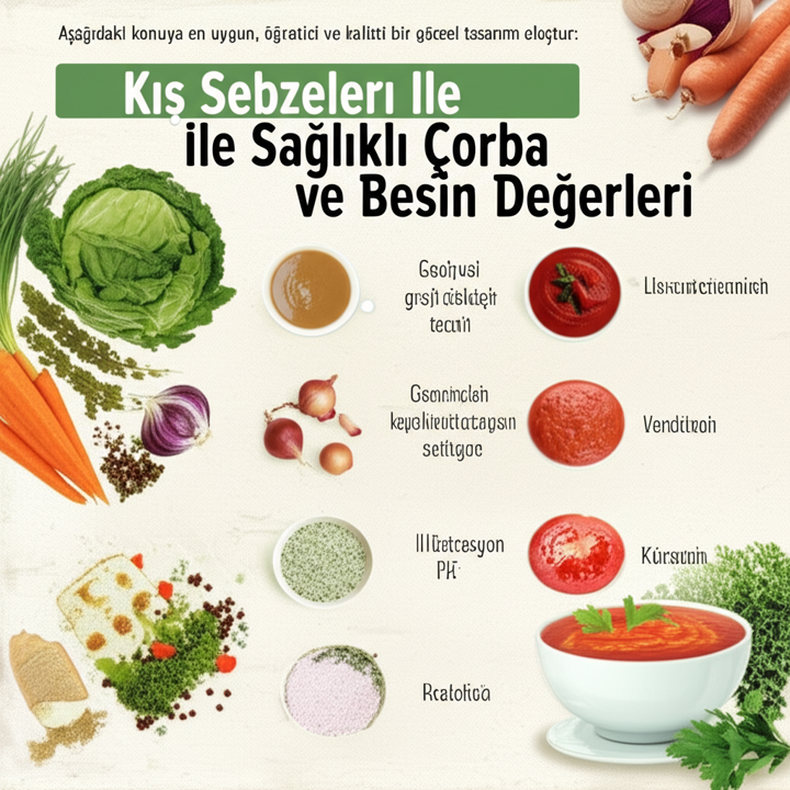 Hazır çorbalar yerine neden ev yapımı kış sebzesi çorbası tercih etmeliyim - Kış Sebzeleri ile Sağlıklı Çorba Tarifleri ve Besin Değer...