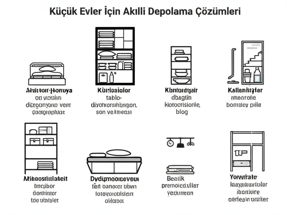 Küçük evlerde hangi depolama çözümleri en etkilidir - Küçük Evler İçin Akıllı Depolama Çözümleri